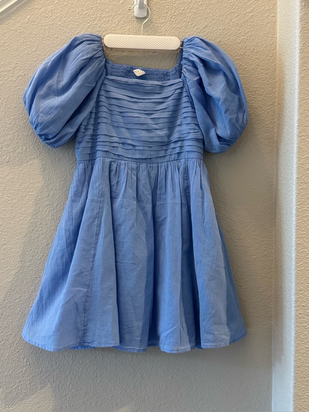 Abercrombie Kids Girls' Square Neck Puff-Sleeve Dress